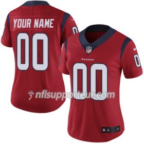 Maillot Femme Houston Texans Personnalisé Nike Rouge 